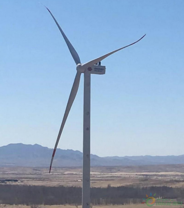 49.5MW！联合动力查干花风电场风电项目22台风机全部并网发电