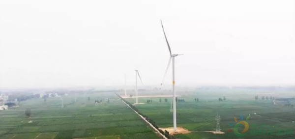 250MW！河南安阳风电项目首台风机并网发电