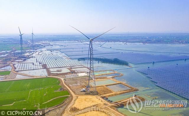 江苏泗洪：抢抓工期推进光伏基地建设