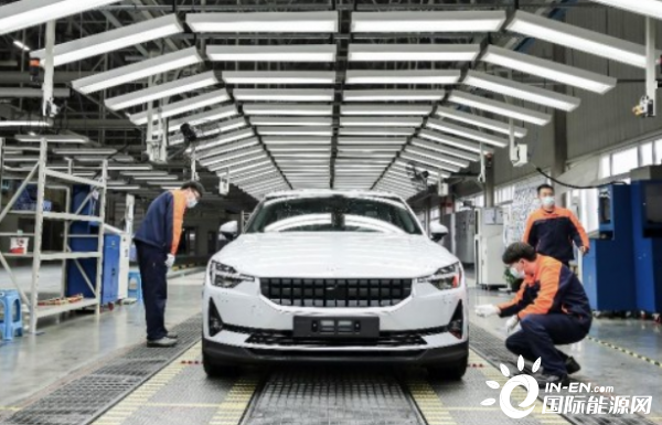 新能源纯电动汽车极星2 投入量产