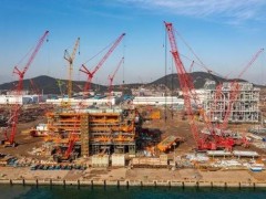 渤海首个千亿放大田最大组块已在青岛装船，积极优化能源结构！