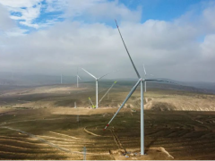 甘肃单体功率最大风电项目在靖远县成功并网发电！