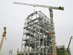 平圩电厂四期项目7号锅炉钢架开吊！